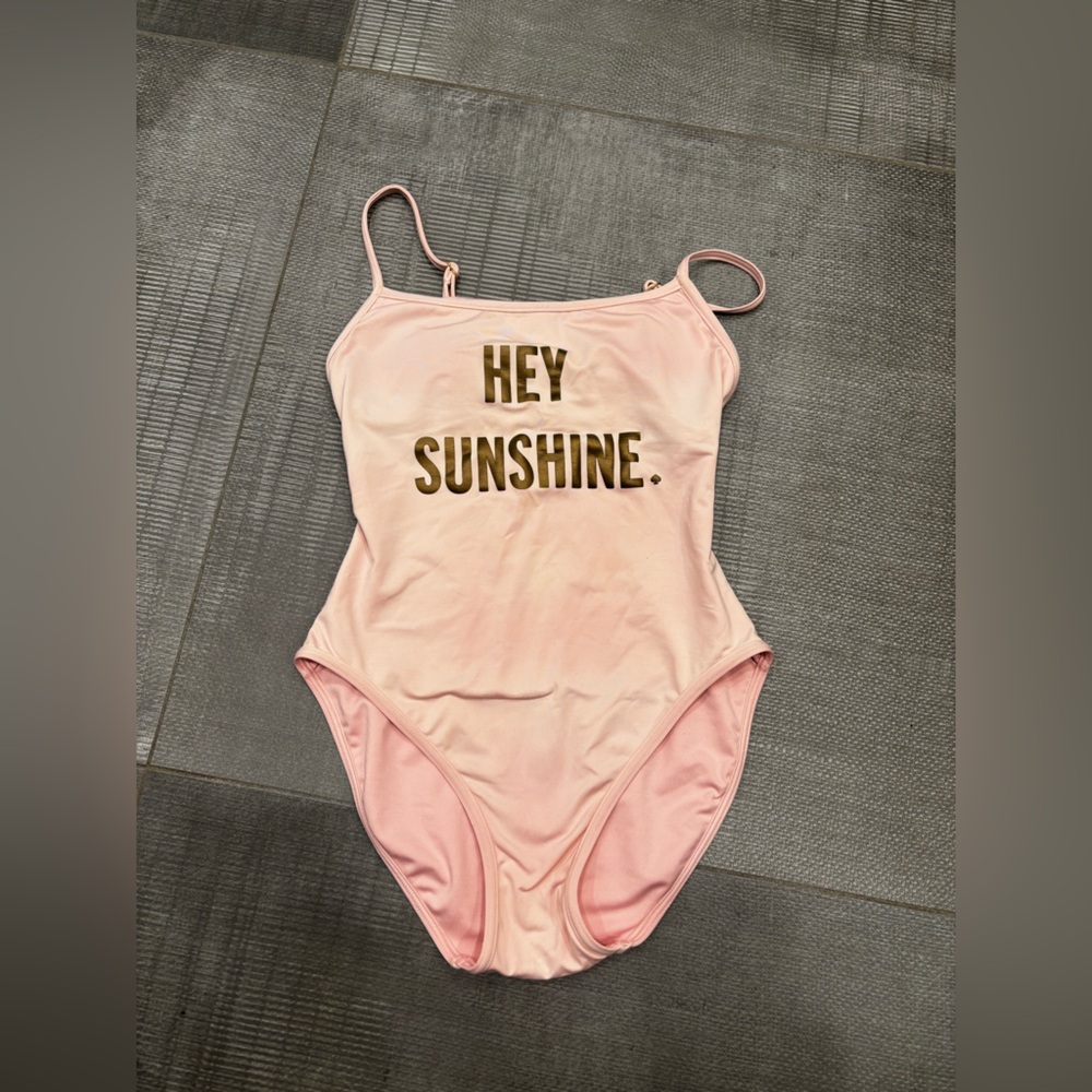 Kate Spade Pink 'Hey Sunshine' Swimsuit